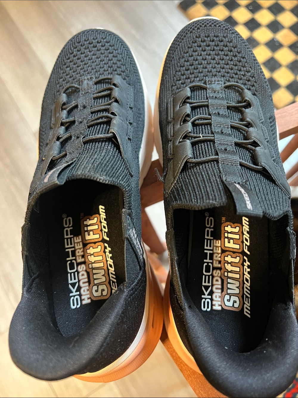 Skechers hands free swift fit memory foam slide on sneaker shoes 7 - Picture 2 of 5